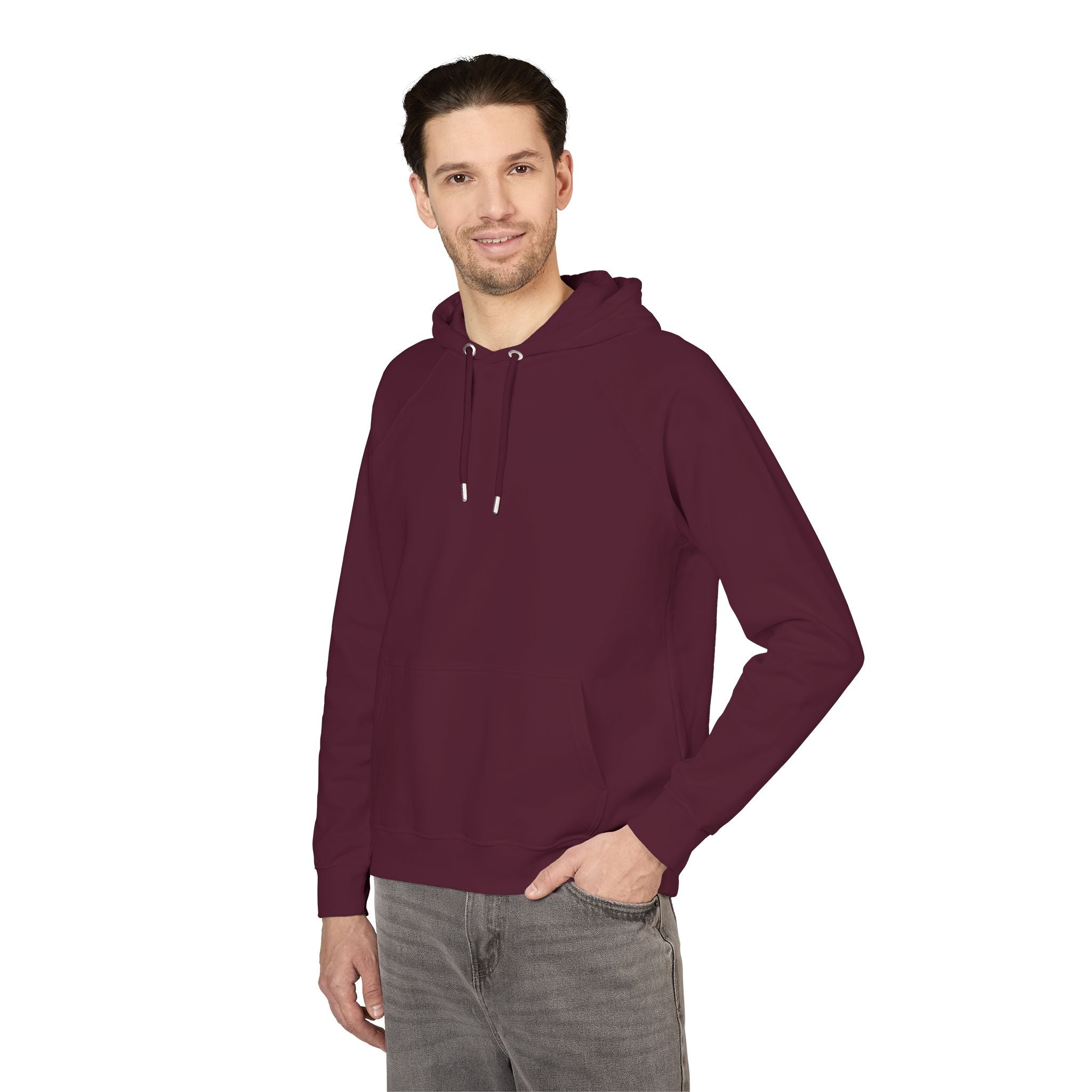 Unisex Eco Raglan Hoodie (Embroidery)